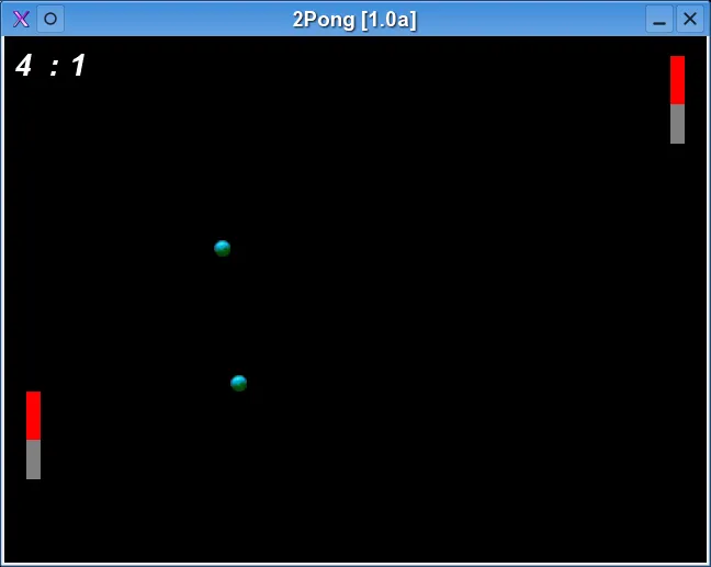2Pong – Spielansicht