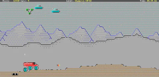 Ascii Patrol – Spielansicht