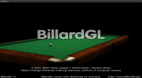 Billiards – Spielansicht