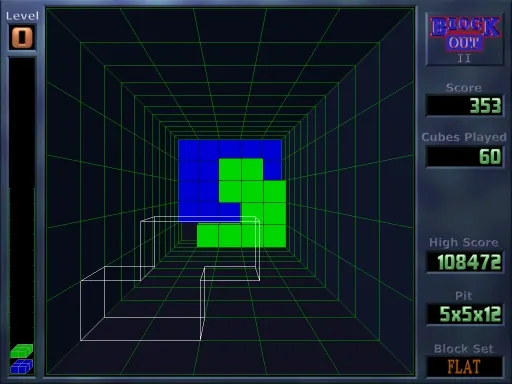 BlockOut II – Spielansicht