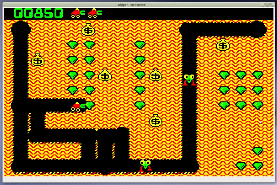 digger-go – Spielansicht
