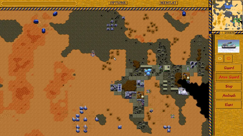 Dune Legacy – Spielansicht