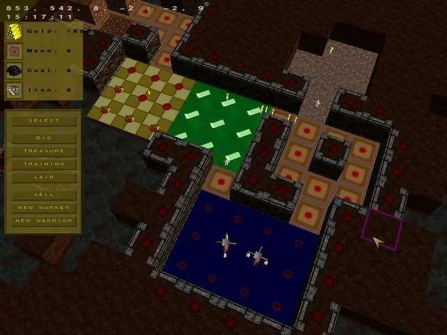 Dungeon Digger – Spielansicht