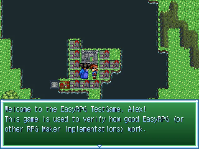 EasyRPG Player – Spielansicht
