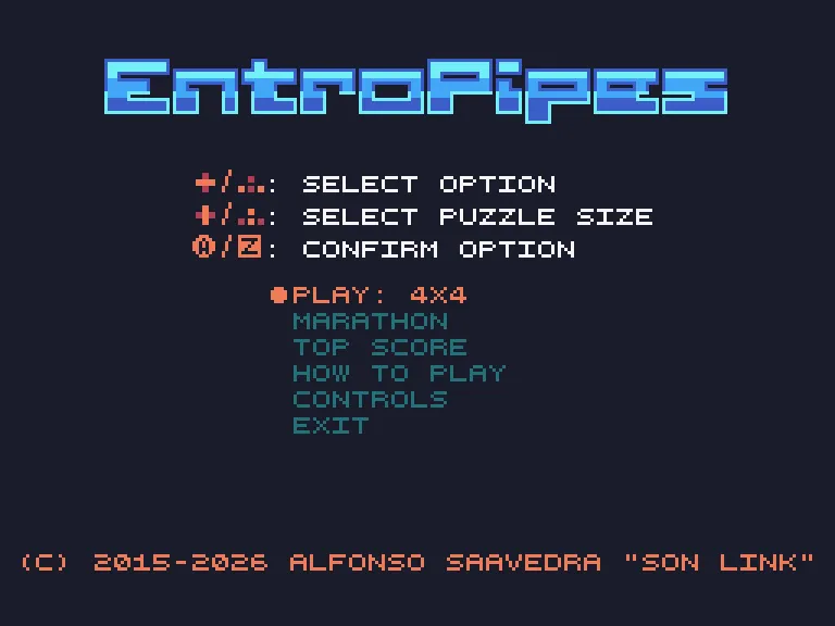 EntroPipes – Spielansicht