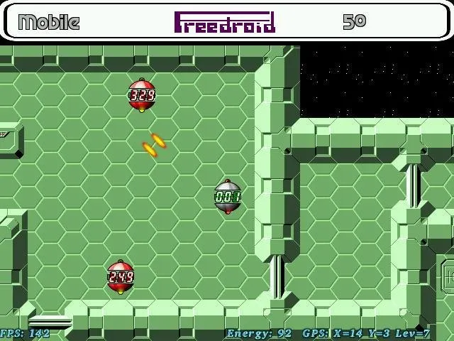 FreedroidClassic – Spielansicht