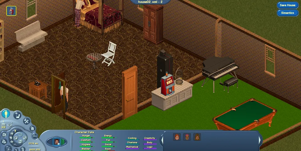 FreeSims – Spielansicht