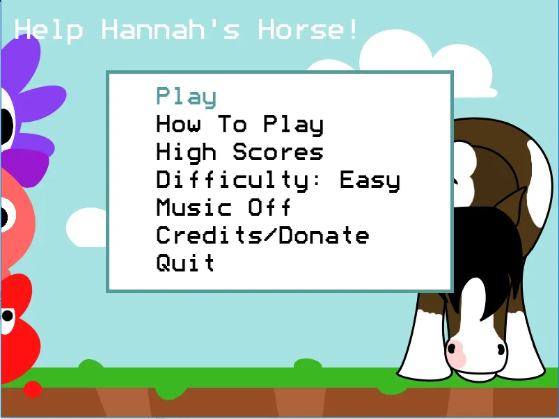 Help Hannah's Horse! – Spielansicht