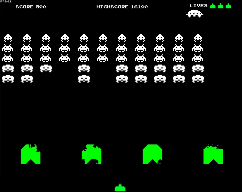 Hopson-Arcade – Spielansicht