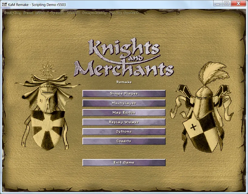 KaM Remake – Spielansicht