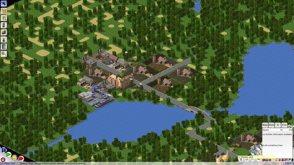 LinCity-NG – Spielansicht