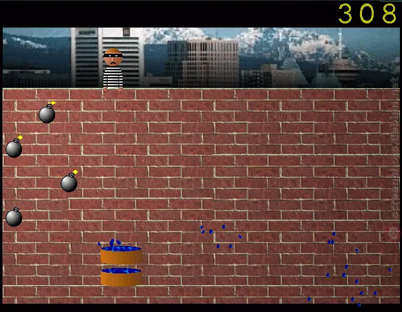 Mad Bomber – Spielansicht