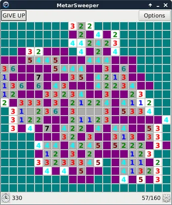Metar Sweeper – Spielansicht