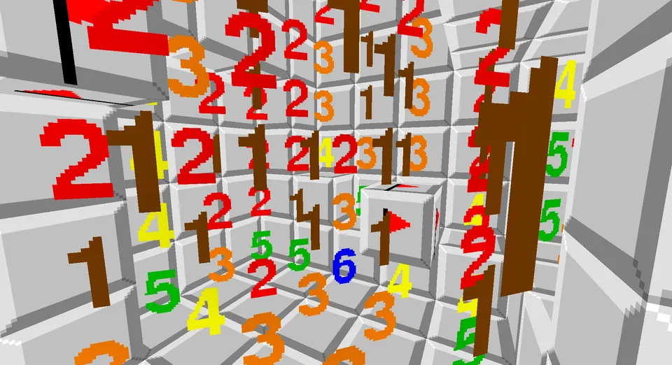Minesweeper 3D – Spielansicht