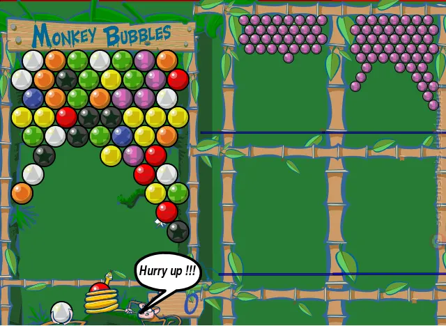 Monkey Bubble – Spielansicht