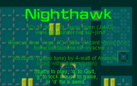 Nighthawk – Spielansicht