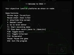 OldSkool Gravity Game – Spielansicht