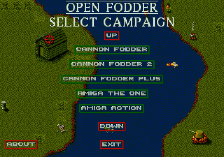 Open Fodder – Spielansicht