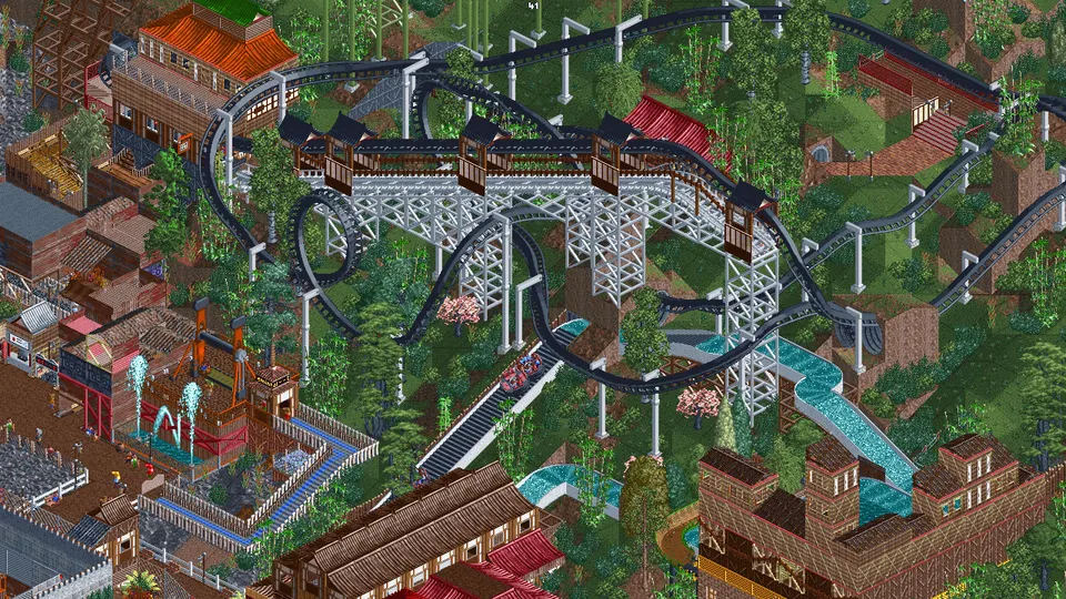 OpenRCT2 – Spielansicht