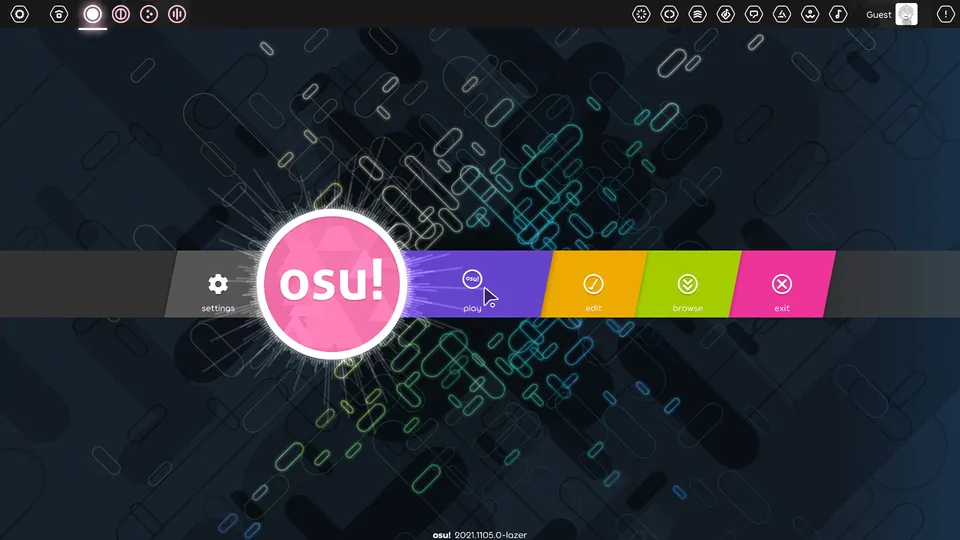 osu! – Spielansicht