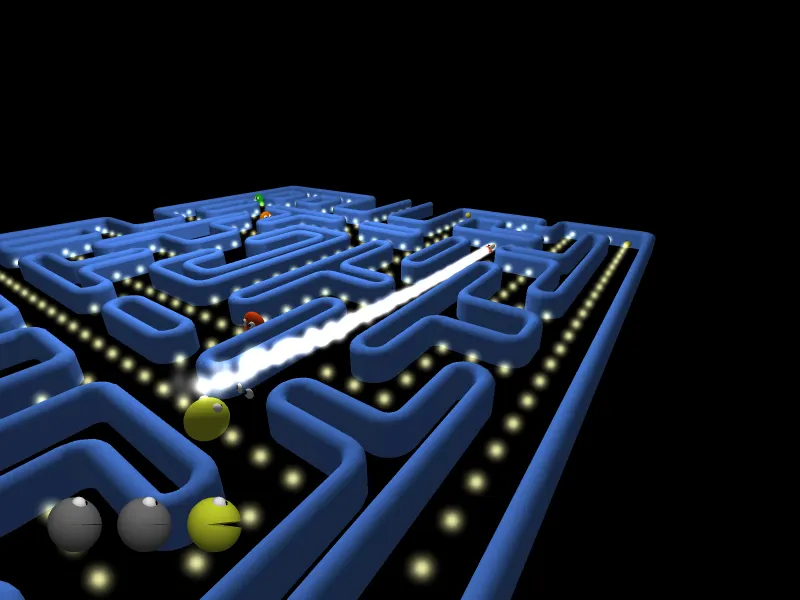 Pacman Arena – Spielansicht
