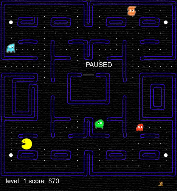 pacman_sdl – Spielansicht