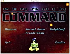 Penguin Command – Spielansicht