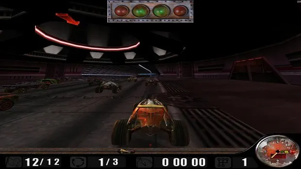 Powerslide remake – Spielansicht