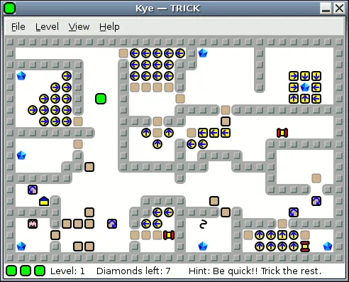 Python Kye – Spielansicht
