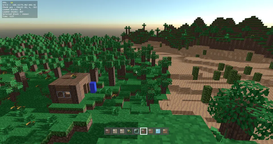 rustcraft – Spielansicht
