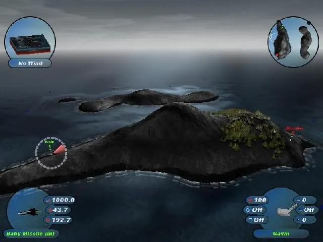 Scorched3D – Spielansicht