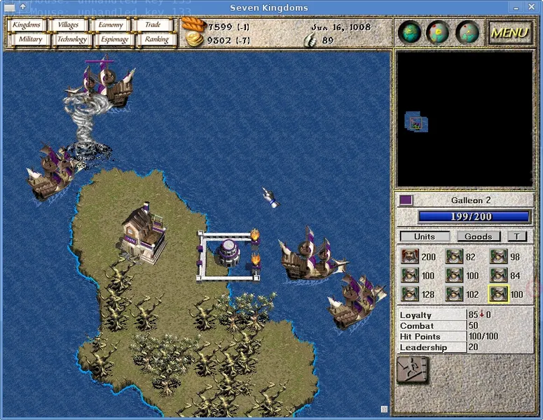 Seven Kingdoms: Ancient Adversaries – Spielansicht