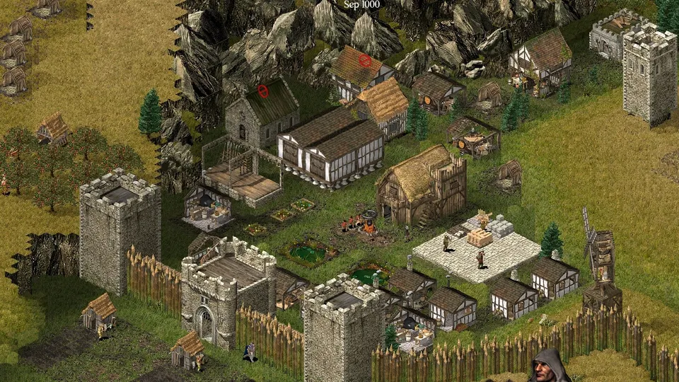 Stone Kingdoms – Spielansicht