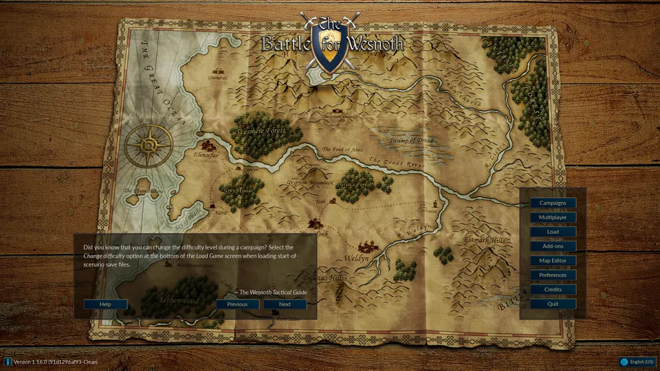 The Battle for Wesnoth – Spielansicht