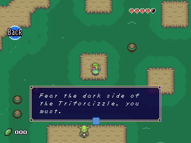 The Legend of Zelda: Mystery of Solarus XD – Spielansicht