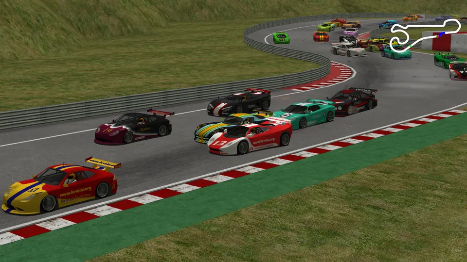 TORCS, The Open Racing Car Simulator – Spielansicht