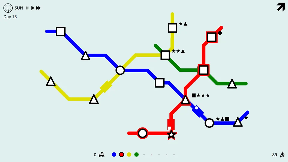 TransLines – Spielansicht
