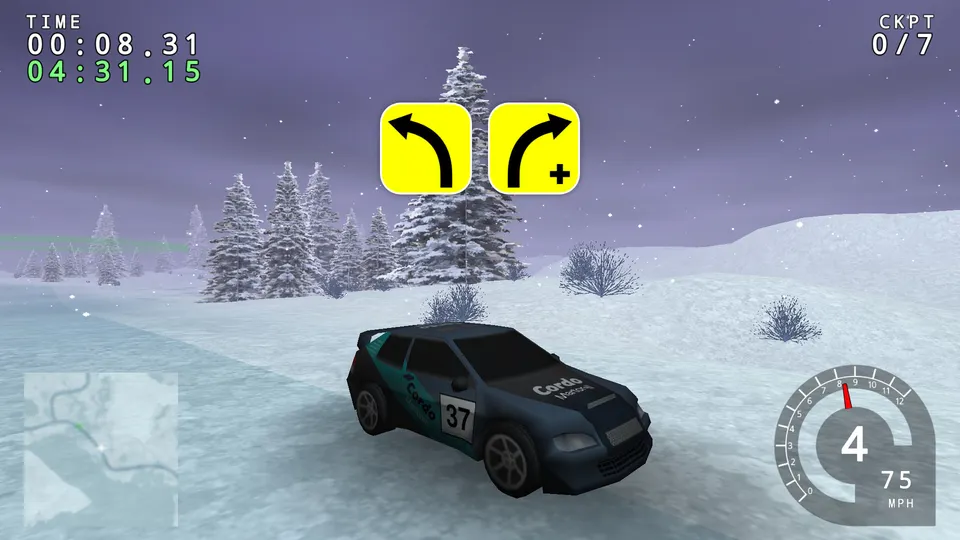 Trigger Rally – Spielansicht