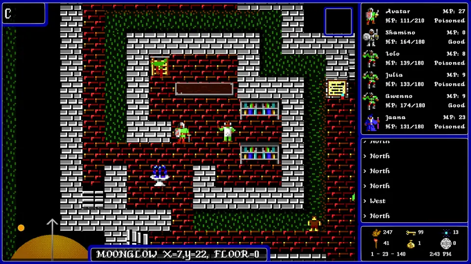 Ultima 5 Redux – Spielansicht