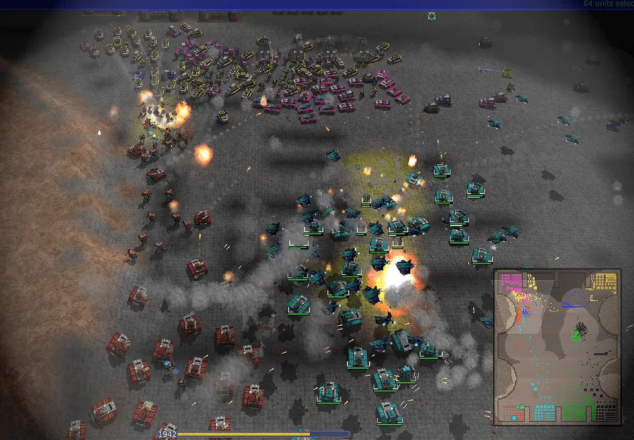 Warzone 2100 – Spielansicht