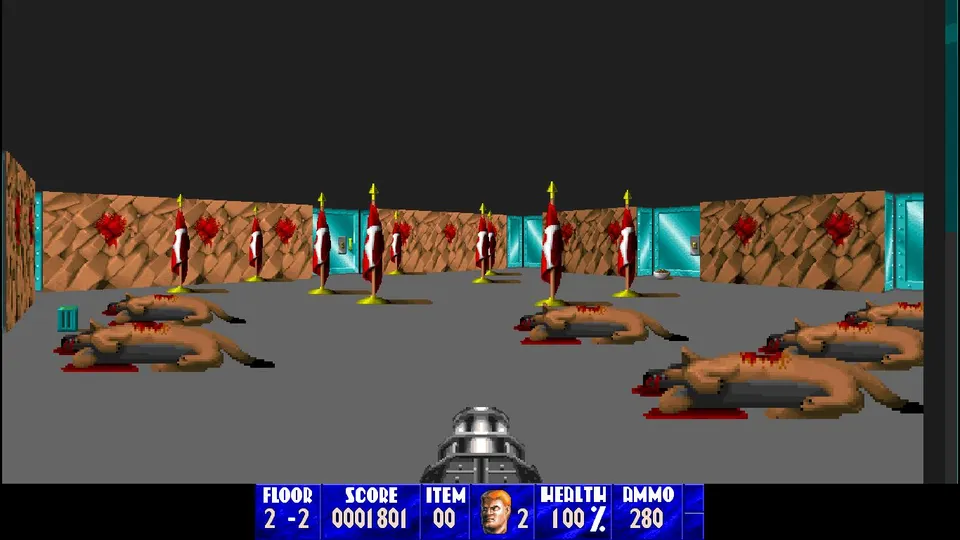 Wolf4SDL – Spielansicht