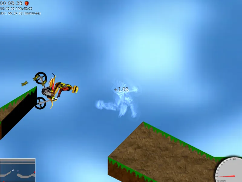X-Moto – Spielansicht