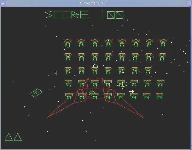 XInvaders 3D – Spielansicht