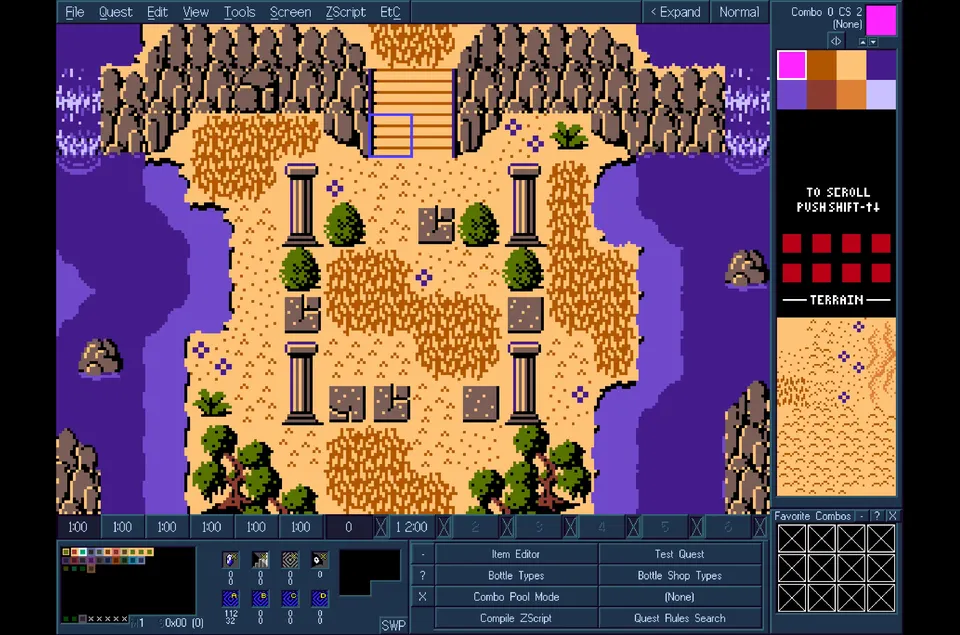 ZQuest Classic – Spielansicht